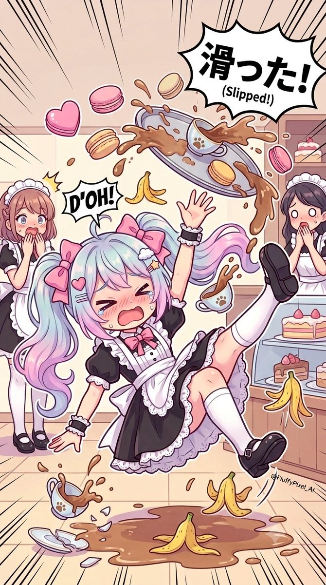 FluffyPixel_AI's tweet photo. Classic clumsy maid day ☕🫟
#FluffyPixel_AI #AIart️️️️️️️️️️️️️️️️️️️️️️️️️️️️️️️️️️️️️️️️️️️️️️️️️️️ https://t.co/fdkacJdQXR