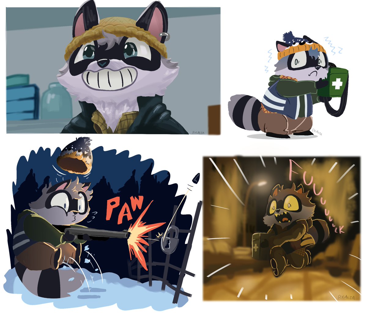 Realta79576382's tweet photo. The raccoon of this city 

#ResidentEvilㅤ  #Fanart #Artstyle #anthroart https://t.co/bxTizgJoHo