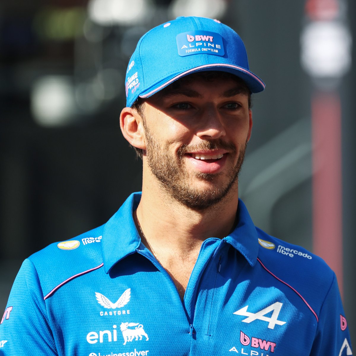 F1's tweet photo. Welcome back, Isack! 🤩

The squad are ready to hit the track in Baku 👊

#F1 #AzerbaijanGP https://t.co/LudmvKiLiL