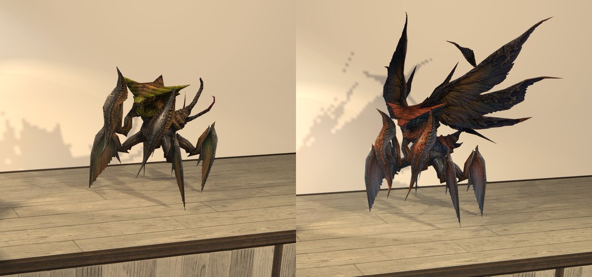 MilkeyAfternoon's tweet photo. 魔獣の見た目全５０種紹介
No.13～16
#FF14 #FFXIV #魔獣使い #魔獣 #魔獣見た目 #見た目の変更 https://t.co/4b84XjPEpa