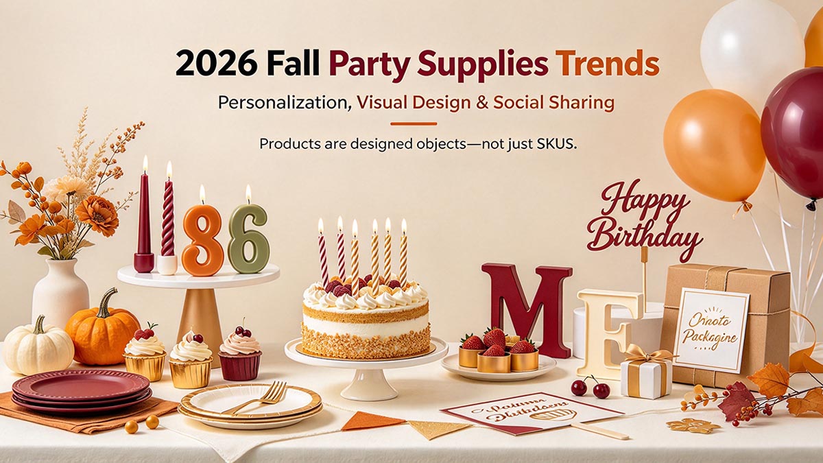 MerriWish's tweet photo. A party product used to be judged by one question: Does it work?
In 2026,
For suppliers, the question is no longer “Can you make this?” It is “Can you help buyers build a celebration around it?”
https://t.co/rQrkpgL6P1
#PartySupplies #Personalization #VisualDesign #SocialSharing https://t.co/P1gFpsuUq7