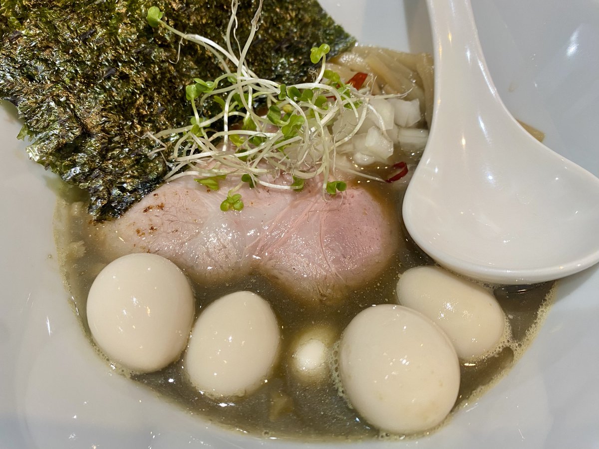 misa_ramen's tweet photo. 中華SOBA にぼ乃詩 #本川越 

産後初めてのラーメンはやっぱニボウタさんへ(o^^o)
夫に子供見てもらって久々に外出🚗

久々の煮干しラーメン、美味しすぎて感動！メンマ美味しすぎた
和えソバまで食べて大満足ー！

また時間作って伺います🥰

ご馳走様でした😋 https://t.co/2ts0zJrHpD