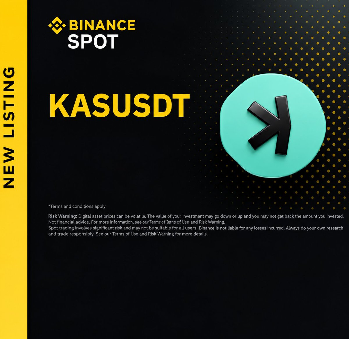 hodlinsky's tweet photo. We're not stopping!! Now it's time to make some real noise for Binance.

Let's make sure Binance hears us loud and clear: we want $KAS listed!

Let's show them the strength of the Kaspa community.

Like, repost, and drop a comment to spread the word! https://t.co/lbmfLcsf3h