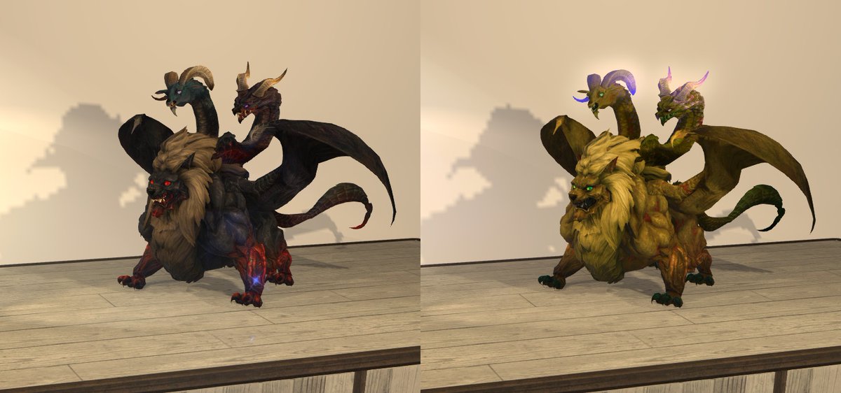 MilkeyAfternoon's tweet photo. 魔獣の見た目全５０種紹介
No.37～40
#FF14 #FFXIV #魔獣使い #魔獣 #魔獣見た目 #見た目の変更 https://t.co/ImjNZ1DN42