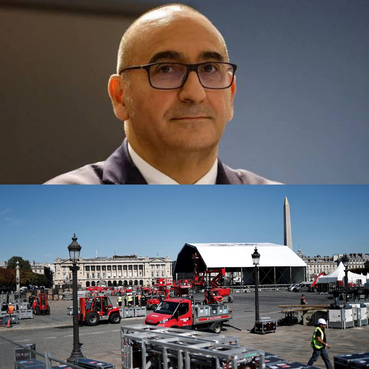 Guigz75116's tweet photo. Le ministre des Cultes Laurent Nunez va à la Grande Mosquée, s’assoit à l’iftar, prononce un discours, sourit aux ambassadeurs, et tout ça c’est du « dialogue », du « vivre-ensemble », de la « reconnaissance de l’État ».

Mais dès qu’il s’agit de la messe du pape place de la Concorde, soudain la laïcité se réveille comme un vieux chien de garde. Neutralité, république. On ne franchit aucune ligne. On n’est pas là pour prier, seulement pour sécuriser. 
Merci au revoir.

Drôle de concept, quand même.

La laïcité à géométrie variable : elle s’assouplit autour d’une datte et d’un thé à la menthe, et elle se raidit dès qu’on sort une croix de 4 mètres au-dessus de la Concorde.

On n’interdit pas le culte. On choisit juste lequel a droit à la présence ministérielle et lequel n’a droit qu’au préfet de police et aux barrières.

Ministre des Cultes, donc. Tous les cultes. Sauf que certains cultes ont droit à l’iftar officiel, et d’autres à un communiqué sur « l’absence de menace particulière » et un gros dispositif.

Laurent Nunez a  donc un culte qu’il fréquente et un culte qu’il surveille.
L’un a droit à la table, l’autre a droit aux barrières.

Et on voudrait encore nous expliquer que c’est un principe.

Non. C’est un choix, et le choix est assez clair.