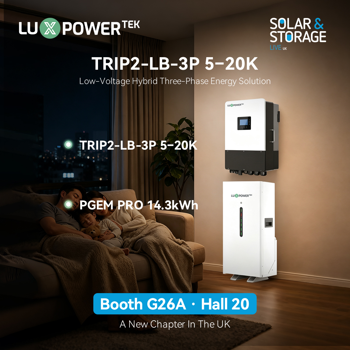 luxpowertek's tweet photo. 📣 LuxpowerTek Exhibition Product Spotlight 05

🔔Product Info Package: https://t.co/nUNpmM9HCn

#LuxpowerTek #SolarStorageLiveUK #ThreePhaseInverter #HybridInverter #UKInstallers #BatteryStorage #EnergyStorage #SolarEnergy #LuxCloud #UKSolar https://t.co/DEZnqSs7bP
