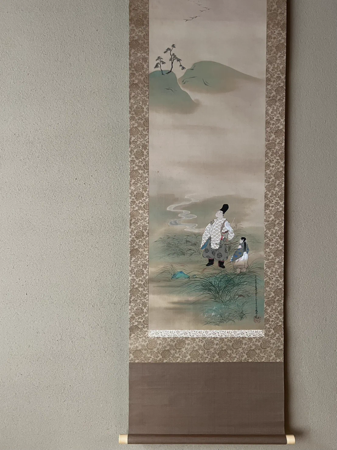 冷泉為恭、野宮図、超希少・大判画集画、新品高級額装付 風景 松本松栄堂 MatsumotoShoeido в X: „冷泉為恭 : 鷹狩之図 Reizei