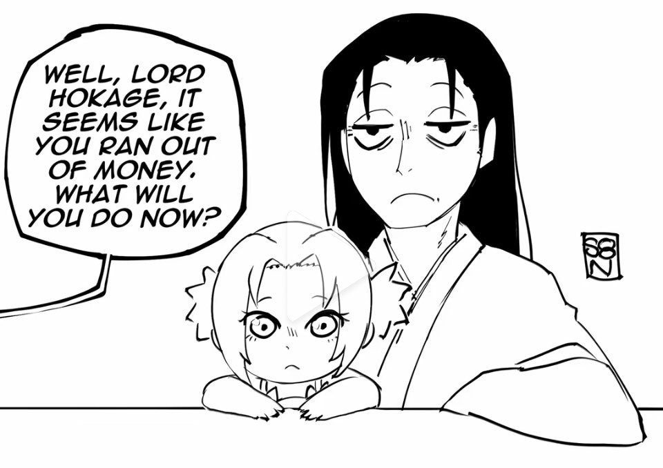 Lockedindafi's tweet photo. And that’s were Tsunade got the habit!!😂 https://t.co/rYc4iogyDP