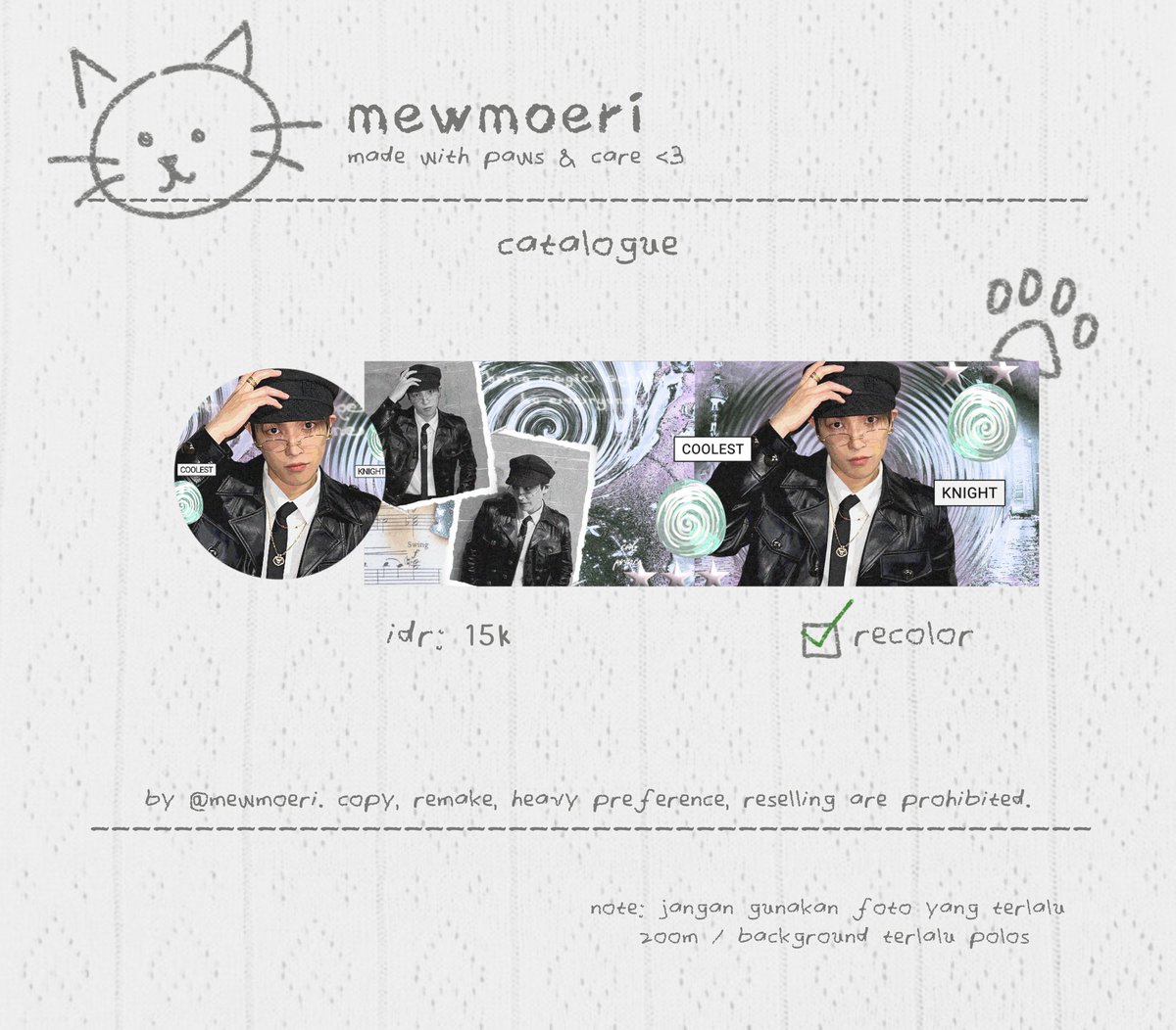 mewmoeri's tweet photo. one repost = one happy kitty! 😻

meow! 🐾 hooman looking for cute layout made by request? paw-se right now 😼🩷 got lil layouts waiting for ur purr-chase~ come take a peek, sniff around, and bring one (or more) home! 🎣🐈 #bealanja https://t.co/qtwPczuBrb
