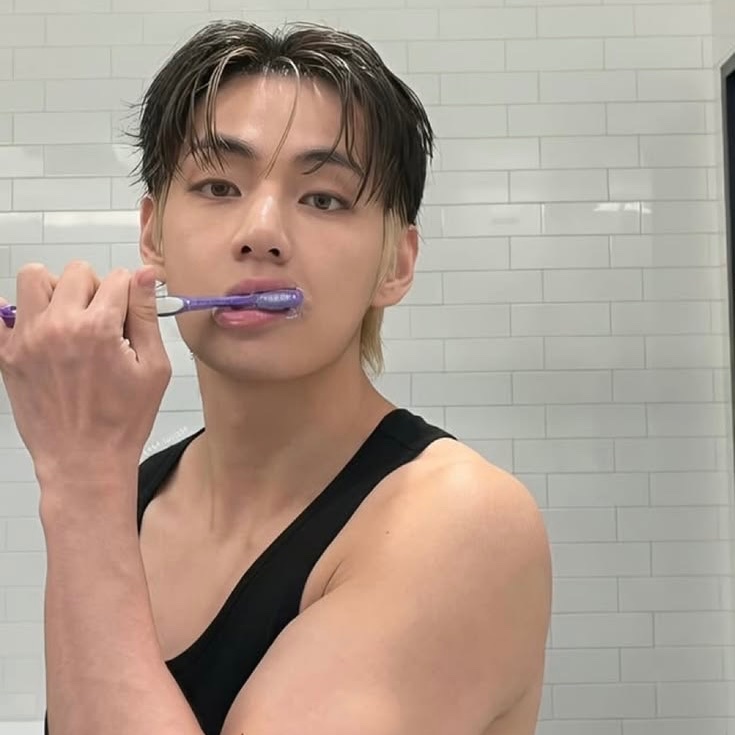 euphorikth's tweet photo. poutiest when he’s brushing his teefies https://t.co/3fgRKZL1cB