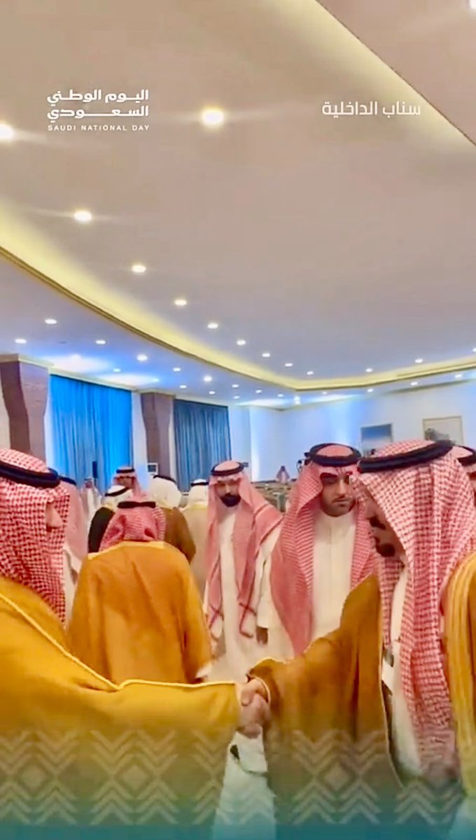 hashimaladnan20's tweet photo. تشرفت اليوم بالسلام على سمو سيدي وزير الداخلية الأمير عبدالعزيز بن سعود بن نايف بن عبدالعزيز،خلال الحفل المقام بمناسبةاليوم الوطني السعودي،بحضور سمو سيدي أمير منطقة الباحةوسمو نائبه،وعدد من الأهالي والأعيان.
سائلًاالله أن يحفظ وطنناوقيادتنا،ويديم على المملكةأمنها وعزهاواستقرارها. https://t.co/VaTBRkRmo8