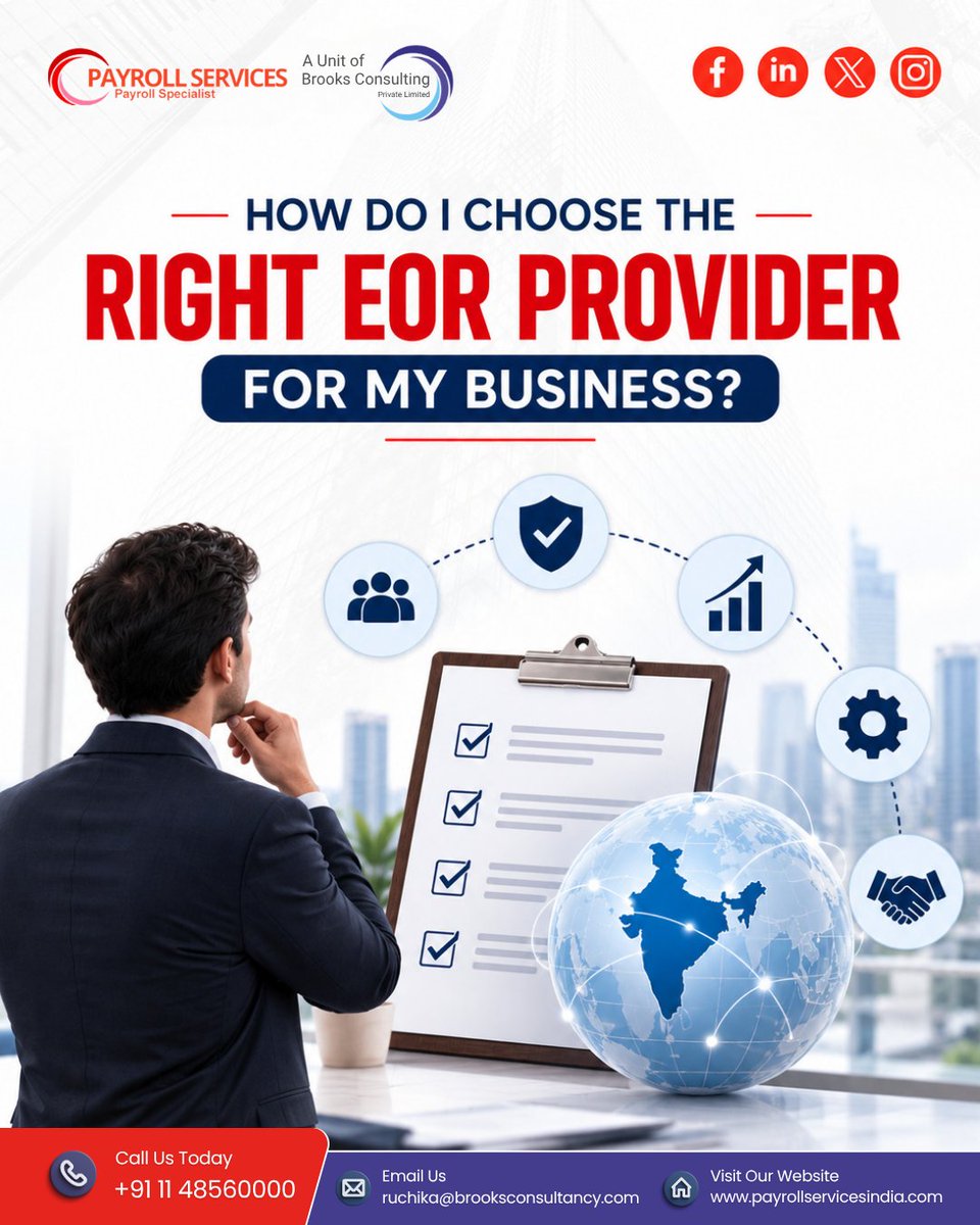 BrooksPayroll's tweet photo. 📊How Do I Choose the Right EOR Provider for My Business?🌍

Read Now:- https://t.co/JztOLmpqL3
.
.
.
#eor #eorservices #employerofrecord #globalhiring #internationalhiring #globalworkforce 
#hrservices #payrollservices #globalexpansion #businessgrowth #brooksconsulting https://t.co/FAXyetS8LN