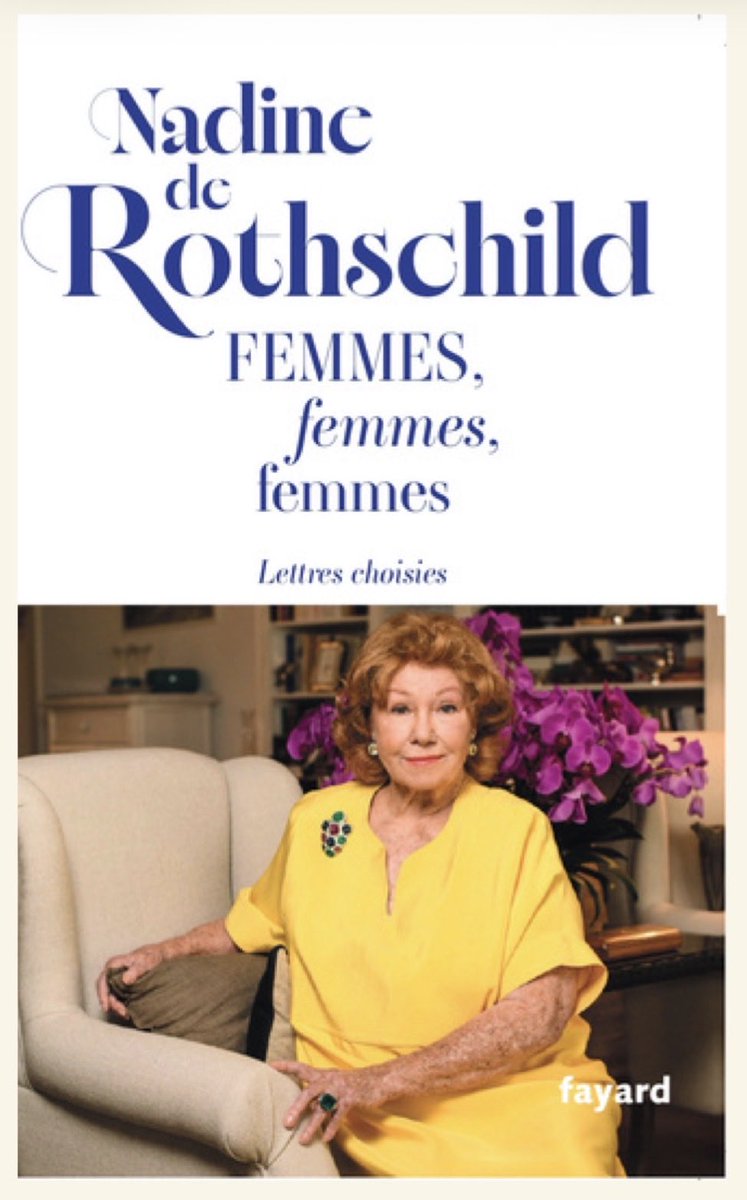 JFGuyot's tweet photo. Le 4/11 @EditionsFayard, la Baronne Nadine de #Rothschild de retour avec un recueil de lettres adressées à Melania Trump, Jackie Kennedy, Sylvie Vartan, Catherine Deneuve, Kim Kardashian ou encore Brigitte Macron https://t.co/ftLDXwZrP0