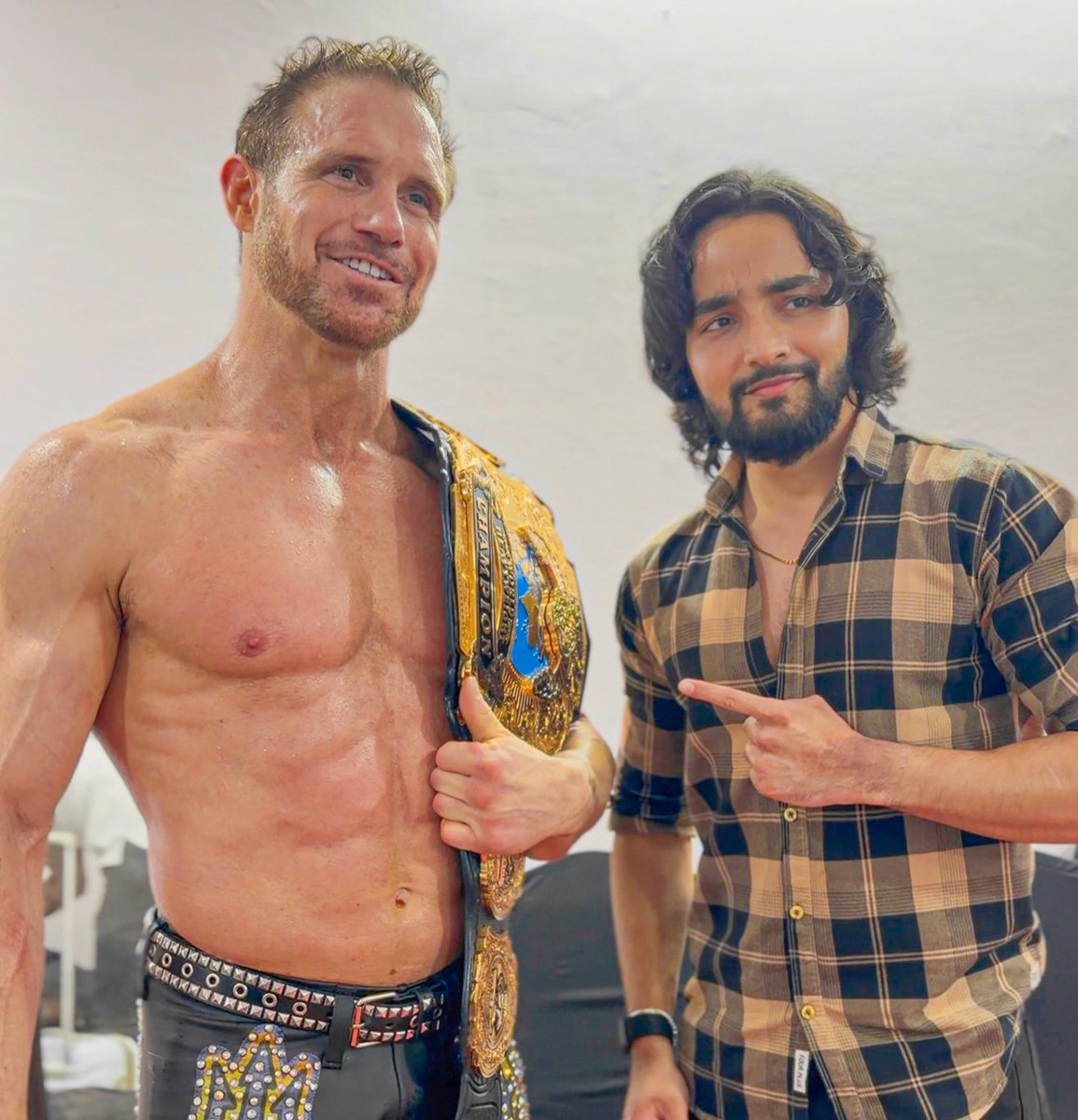 wrestle_chatter's tweet photo. Your inaugural PWR World Heavyweight Champion, Johny Bollywood aka John Morrison!

India now has its World Champion 🇮🇳🔥 https://t.co/KY1rDjS04S