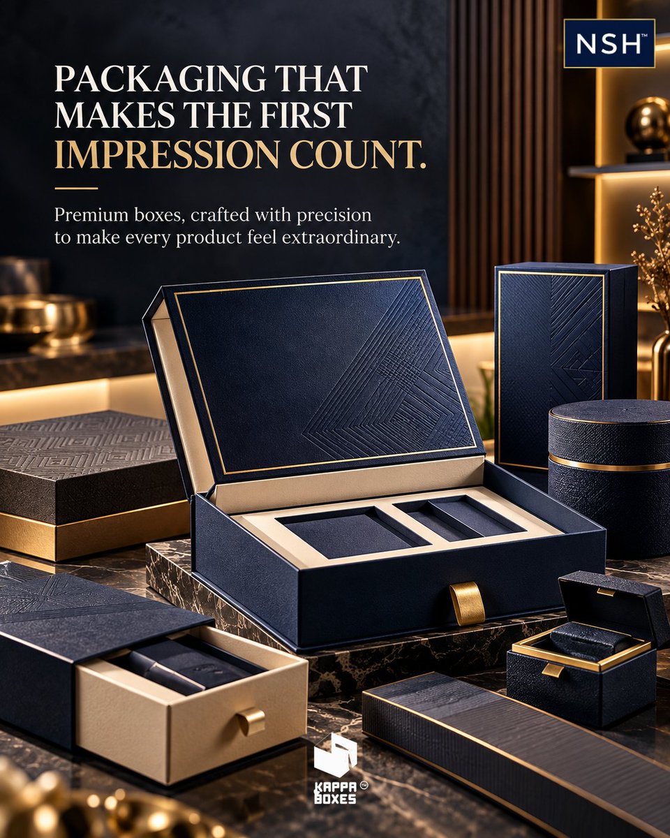 BoxesKappa32954's tweet photo. The first impression begins before the product is even revealed.
#KappaBoxes #PremiumPackaging #LuxuryPackaging #CustomPackaging #RigidBoxes #LuxuryBoxes #PackagingDesign #PremiumBoxes #CustomBoxes #PackagingSolutions #BrandPackaging #ProductPresentation #PackagingMatters https://t.co/0YANJThYbA