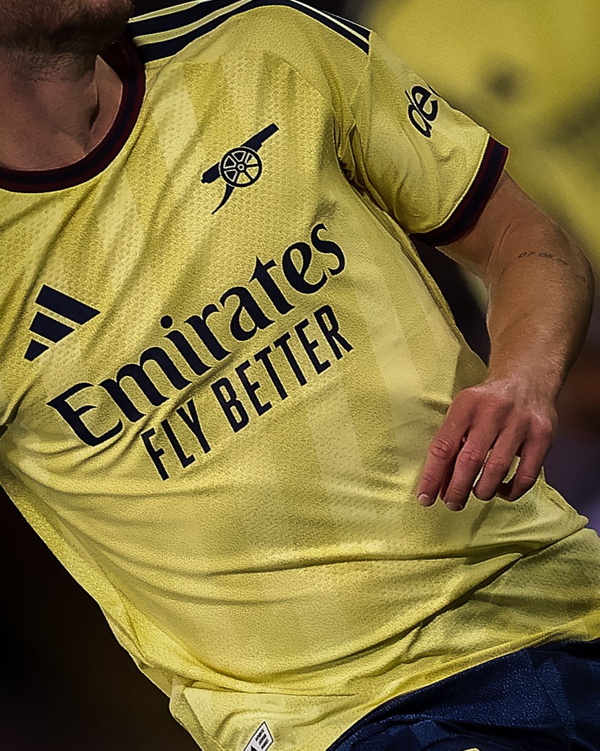 Arsenal's tweet photo. Worn twice. Won twice.

Secure your 26/27 third shirt on Arsenal Direct or in store 🛍️