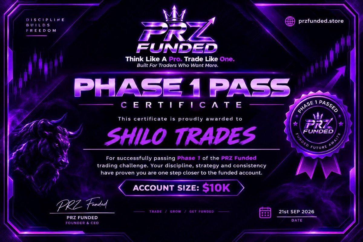 SHILO_trades's tweet photo. Passed phase 1/2 

But the best part is I got my payout yesterday still https://t.co/TxK6RRqRfq
