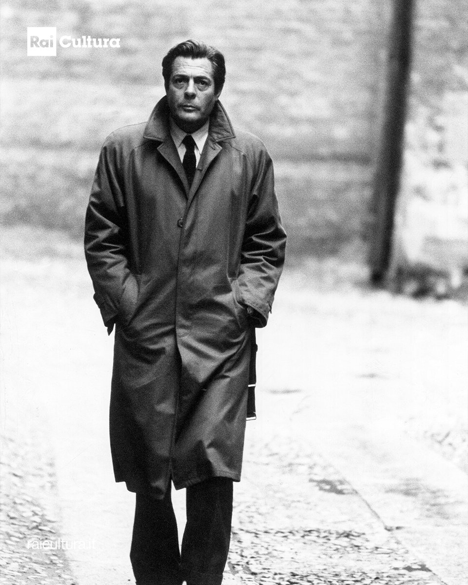 RaiCultura's tweet photo. Un omaggio a Marcello Mastroianni, uno dei volti più rappresentativi del cinema italiano e internazionale. https://t.co/97JIzvNM6S