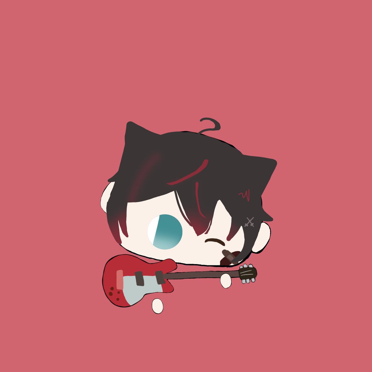 otter_siki's tweet photo. デフォルメまねきコラボ🎸
ツリーに💻さん
#メメリ絵 https://t.co/MyHb390G3x