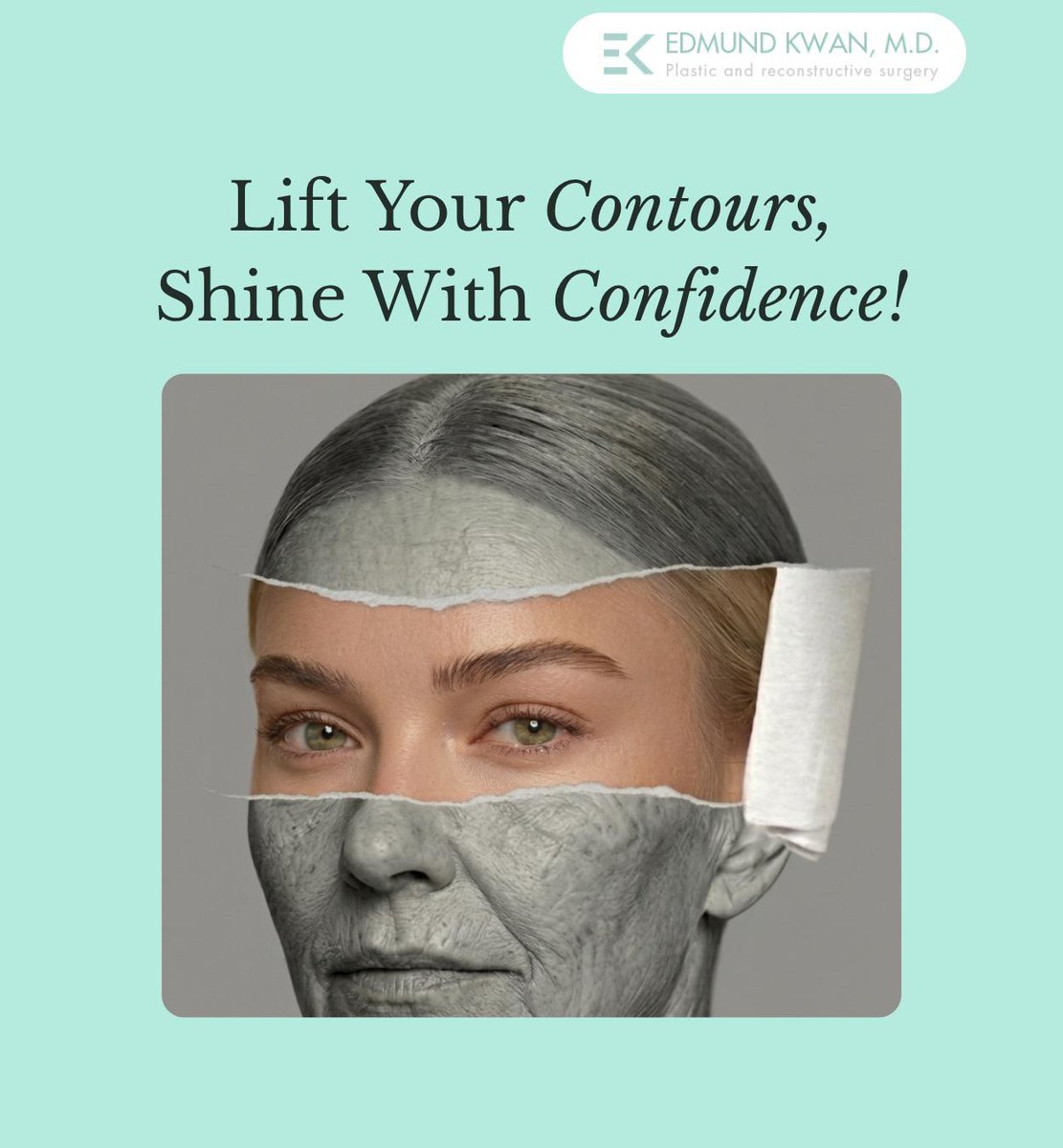 dredmundkwan's tweet photo. As we age, facial fatigue and sagging may become more noticeable. A facelift can help restore smoother, lifted skin and redefine natural contours. Book your appointment and find your youthful radiance hidden beneath.
#plasticsurgery #facelift #cosmeticsurgery #flushing #NY https://t.co/4IU2hjBfWF