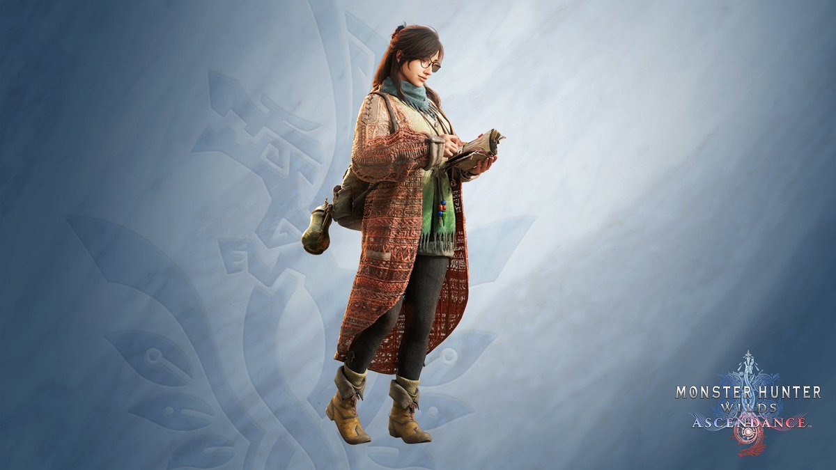 MH_Wilds's tweet photo. 【キャラクター紹介】アルマ

モンスター狩猟の要請や許可、クエストの管理や受付をおこなう「編纂者 (へんさんしゃ) 」。

狩猟に役立つ情報提供、クエストや支給品の管理などでサポートする。
専門は文化人類学で、考古学にも造詣がある。

『#モンハンワイルズ』と『#モンハンアセンダンス』それぞれの姿をチェック！

https://t.co/ng6CvZON8L #MHWilds #MHWA