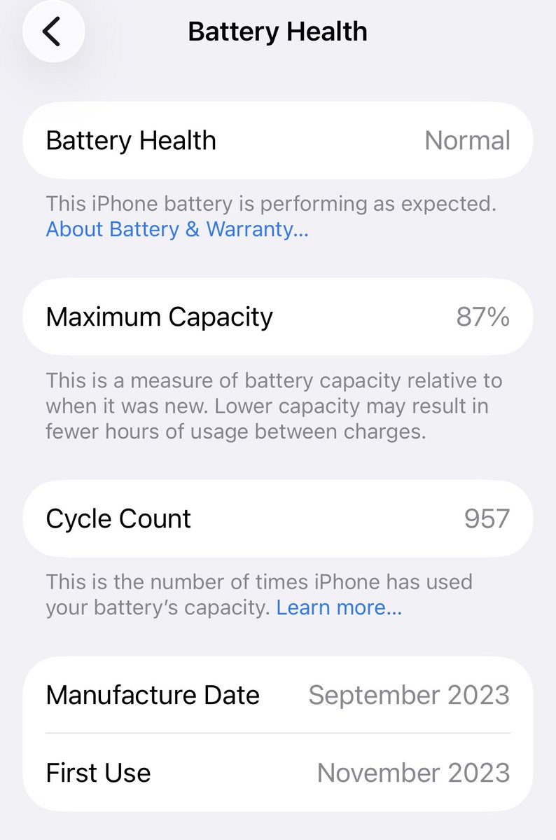 livesea72's tweet photo. @WorkaholicDavid iPhone 15 pro doing well 3 years later https://t.co/1XChRQf6Zr