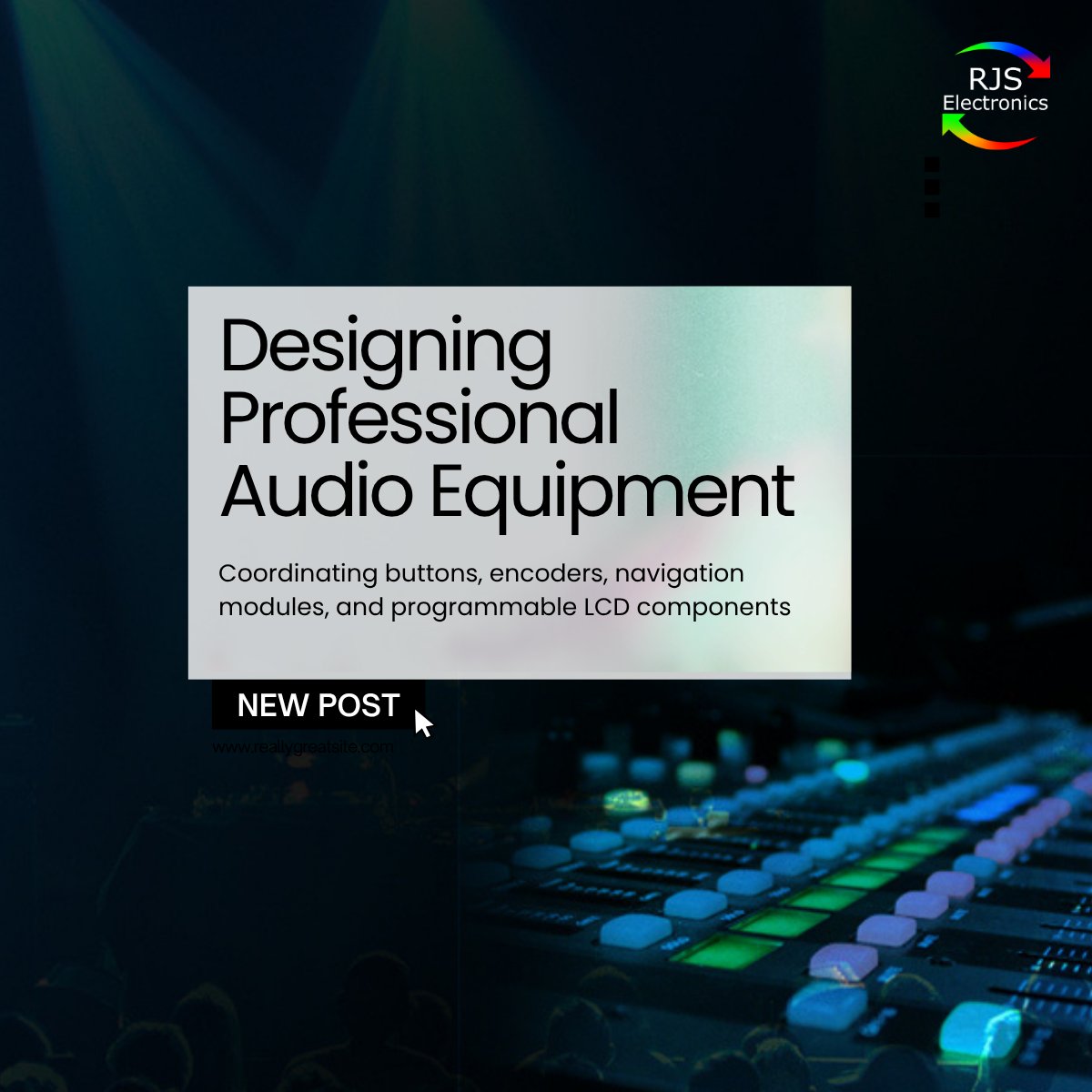 LED_Switches's tweet photo. What makes professional audio equipment quick and easy to operate?

Our latest blog looks at illuminated push buttons, rotary encoders, navigation modules and programmable displays.

Read more: https://t.co/9KVsch95Uw

#professionalaudio #blogpost #pushbuttons #electronicdesign https://t.co/gZrgYJO347