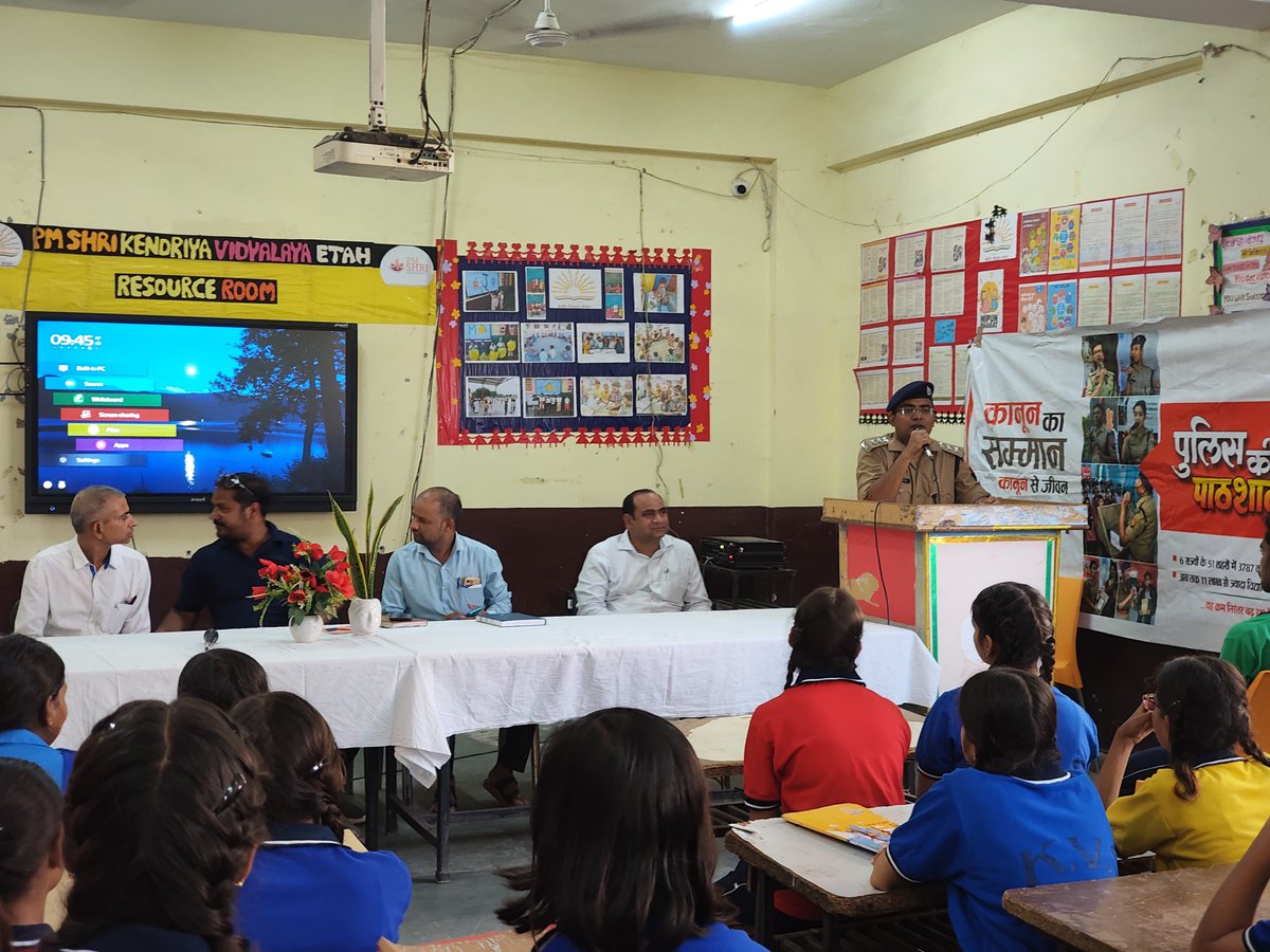KendriyaE's tweet photo. Empowering the nextgenerationwithknowledge,safety,andsocialresponsibilityThrilledtohostthePolicekiPathshalaawarenessprogram by the Amar Ujala Foundation at our school. Anincredibleinitiativeeducating students on laws, safety, andcivicduties.Building a safer, more aware tomorrow! https://t.co/HzNYDbI8OK