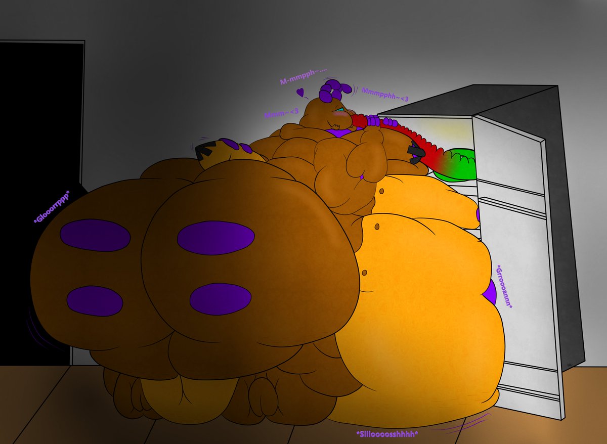 ant_spark's tweet photo. Midnight Fridge Raid

Oh noes <///>; I ran out of foodie.... Even the 7ft gummy worm wasnt enough .///.;;; ....I wonder if food delivery is still available at this time =///)3///=;;;

(Wanted to doodle my buggo again X//3 Hope you enjoy the ravenous fatty gorging at midnight~ =w= https://t.co/SqGOnkiFNc