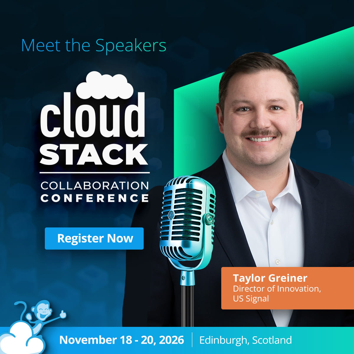 CloudStack's tweet photo. How can technology partnerships expand the capabilities available? Taylor Greiner from @ussignalcom and Max Bozhenko from Hystax will explore this at #CSCollab2026 in “Extending CloudStack Through Partnership: Modern Disaster Recovery for CloudStack.”
https://t.co/O4mLhYbDqV https://t.co/PlhSDh9818