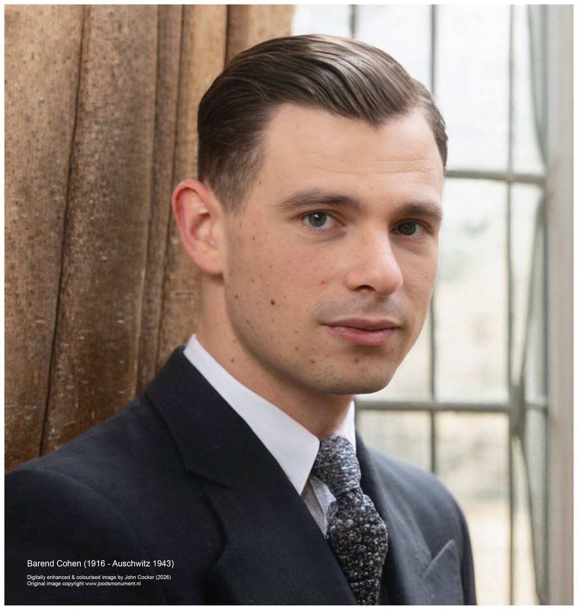 joecocker15's tweet photo. On this day in 1943, a 27 year old Dutch Jewish man perished in Auschwitz. His wife perished in Belsen in Jun 1945. His mother and three siblings perished in the Shoah - his father and one sibling survived. His name was Barend Cohen

Support @AuschwitzMuseum https://t.co/X15FcHMcET