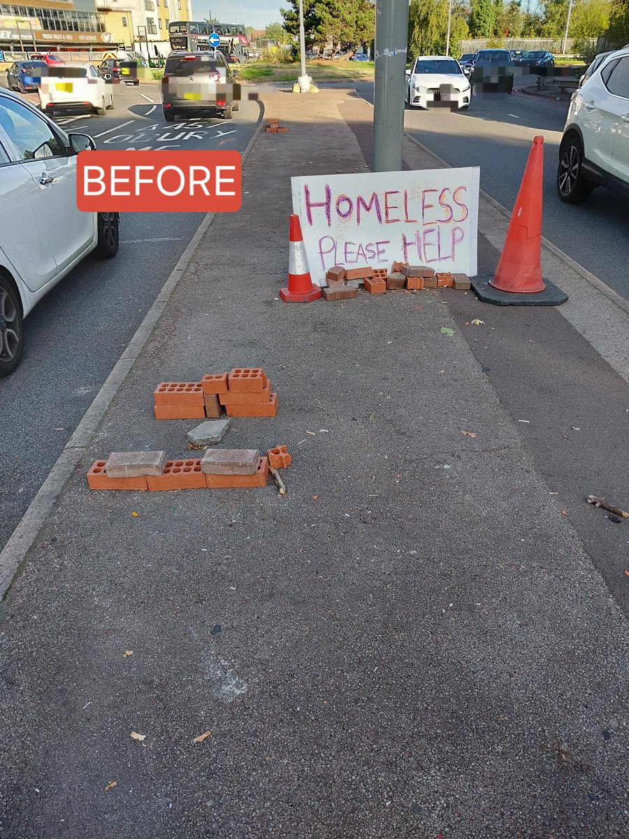 SmethwickWMP's tweet photo. A great deal of work has been taking place in St Paul's to support those experiencing homelessness, and at the same time we continue to work hard to keep our community clean 🌿 https://t.co/qJ4dJEQaoo