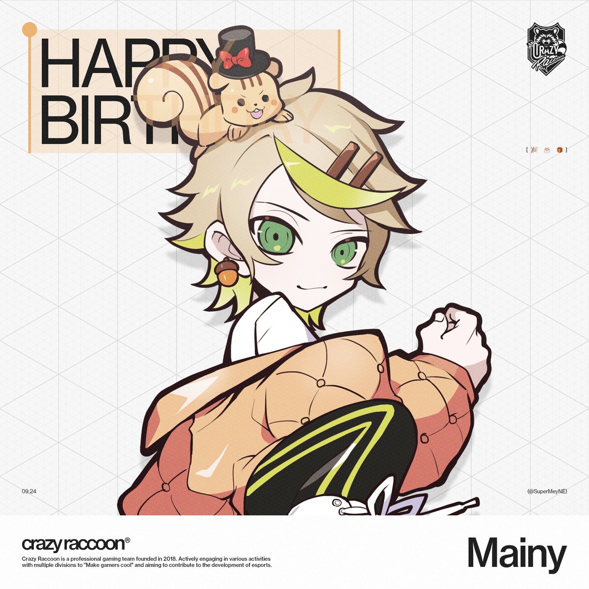 crazyraccoon406's tweet photo. 🎉🎂Happy Birthday!!🎂🎉

@SuperMeyNE https://t.co/0uoQEdvEWa