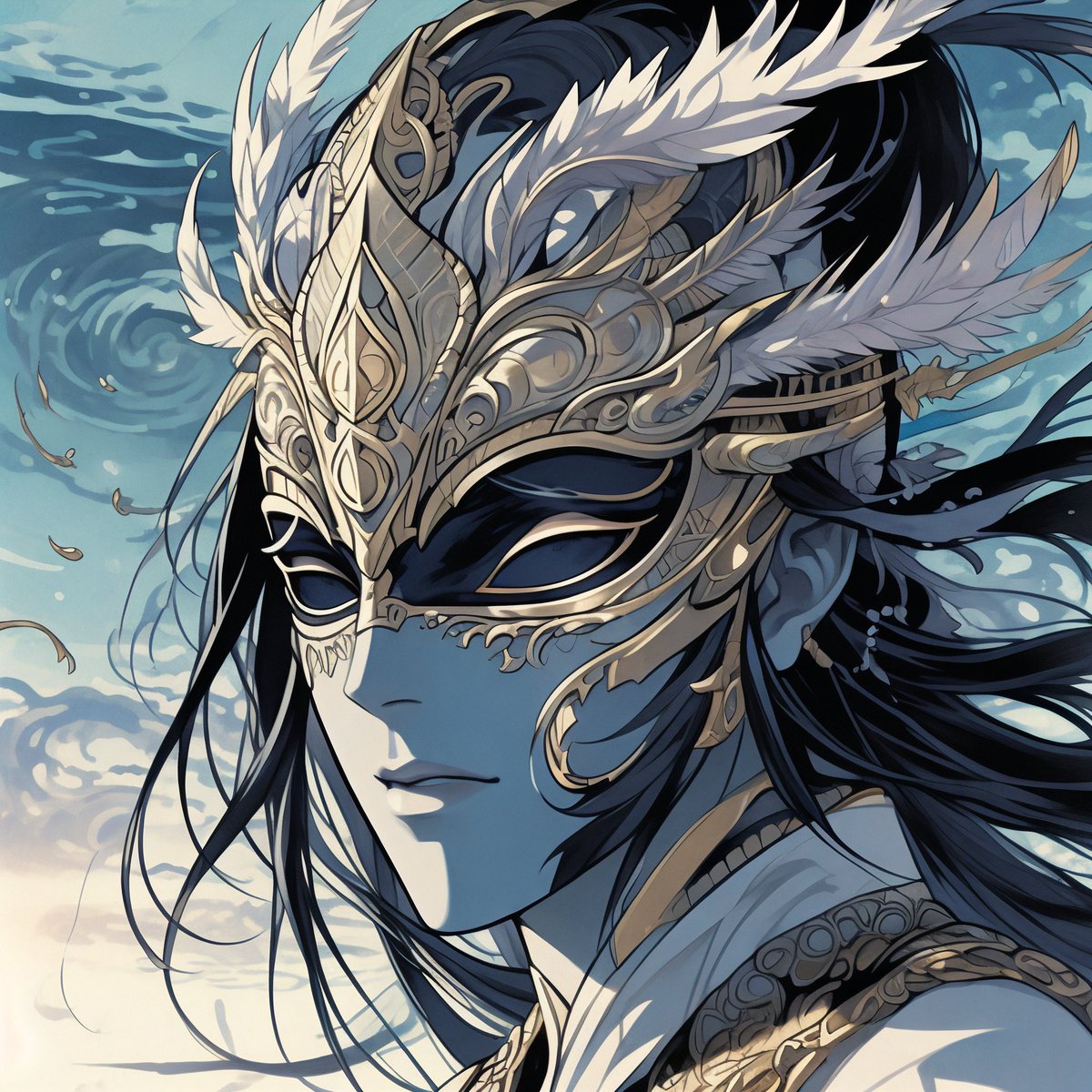 esfjmajana's tweet photo. The fallen 陨 stars in the 雍 vast night, where waves 涌 and our fates 比 intertwine under the moon.， https://t.co/284JTyzZBu