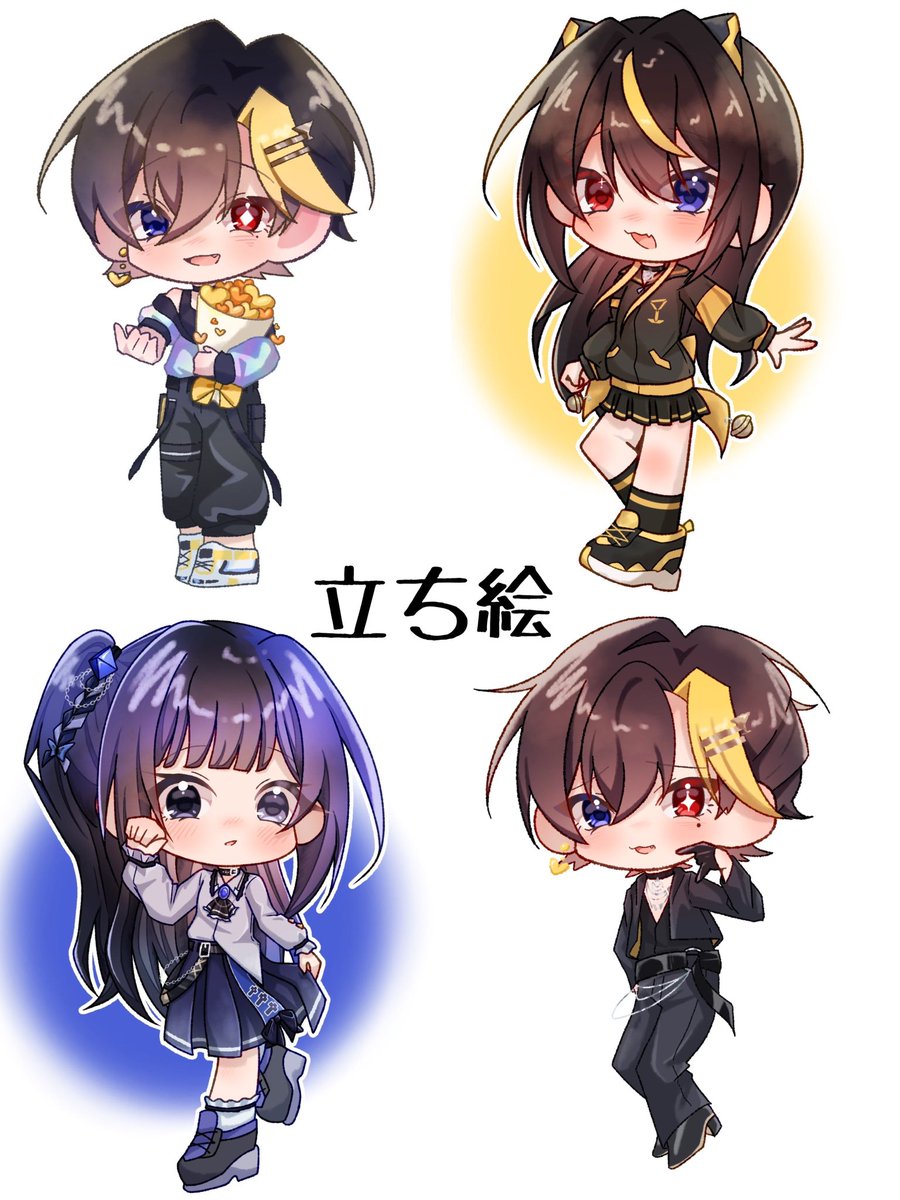 lmi_sdK's tweet photo. 🎀 ミニキャラ有償依頼受付中 🎀

💰 1人 500円〜
🗓️ 納期：ご依頼から約2週間
⚡ ＋400円で早期納品も可能です◎

※衣装や装飾が細かい場合、追加料金をお願いする場合があります

ご依頼・ご相談はDMまでお願いします！
お気軽にお声がけください🙌🏻
#有償依頼 #イラスト有償依頼 #イラスト依頼 https://t.co/l4xhNHQ14P