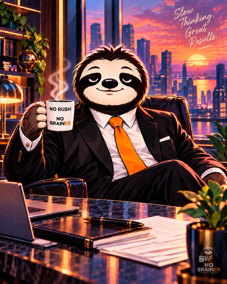 SimplyNoBrainer's tweet photo. Good things take time.

But 6 years for a game? That's one hell of a BS!

Meanwhile, this sloth has 8 weeks to launch No Brainer's first product.

Let's see how that goes. 😴

🌐 https://t.co/3FDNc09EQA 🦥

#NoBrainer #GTA6 #ComingSoon #MadeInIndia https://t.co/avcAoJtJAI