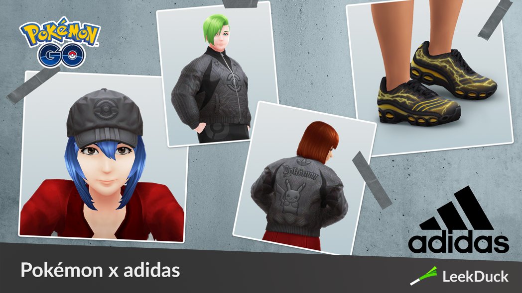 LeekDuck's tweet photo. To commemorate the limited-time collection between Pokémon and adidas, Trainers in Pokémon GO can visit a participating adidas location to get free Timed Research. 

Complete research tasks to earn adidas avatar items in-game. 

Full Details: https://t.co/omJA9TkaSY https://t.co/Y5mhagutS5