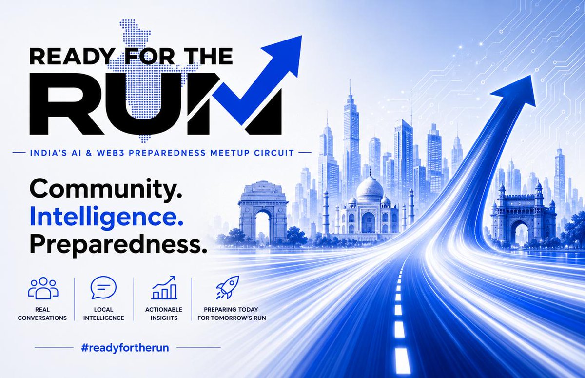 CoinsCapture's tweet photo. India Is Ahead on Crypto Adoption. Is It Ready for What's Next?

A new community-led meetup circuit, Ready for the Run (RFTR), has launched across India with a single goal: to understand whether the country's crypto and Web3 ecosystem is actually prepared for what comes next https://t.co/RDTO5Pcrj4