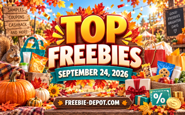 FreebieDepot's tweet photo. Top Freebies for September 24, 2026 β Free Dunkinβ Coffee, Chipotle Quesadillas, Samples & More https://t.co/UGzyb4THMn #TopFreebies #FreebiesSeptember2026 #September24Freebies #FreeDunkinCoffee #ChipotleQuesadilla #FreeFood #FreeSamples #DailyFreebies #FreeStuff #FreebieDepot https://t.co/sg64Dpm97h