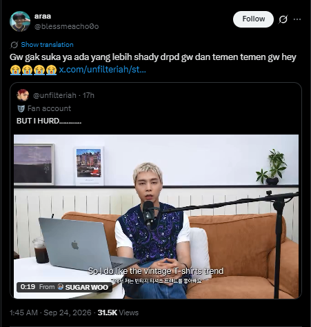 the90as's tweet photo. 'ngapain kalian nimbrung dan ngetwist omongan johnny' NGACA TOLOL, lu kandangin dulu temen temenlu. https://t.co/4hkSmsu558