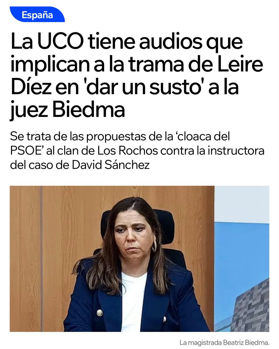 albertocatalanh's tweet photo. Las cloacas socialistas en su versión más mafiosa

La fontanera y demás secuaces contactaron con un clan de la droga para dar un susto a la jueza que instruía la causa del hermano de Sánchez

¿A dónde van a llegar? ¡Cuánto daño están haciendo à la democracia! https://t.co/T0my1P2Etb