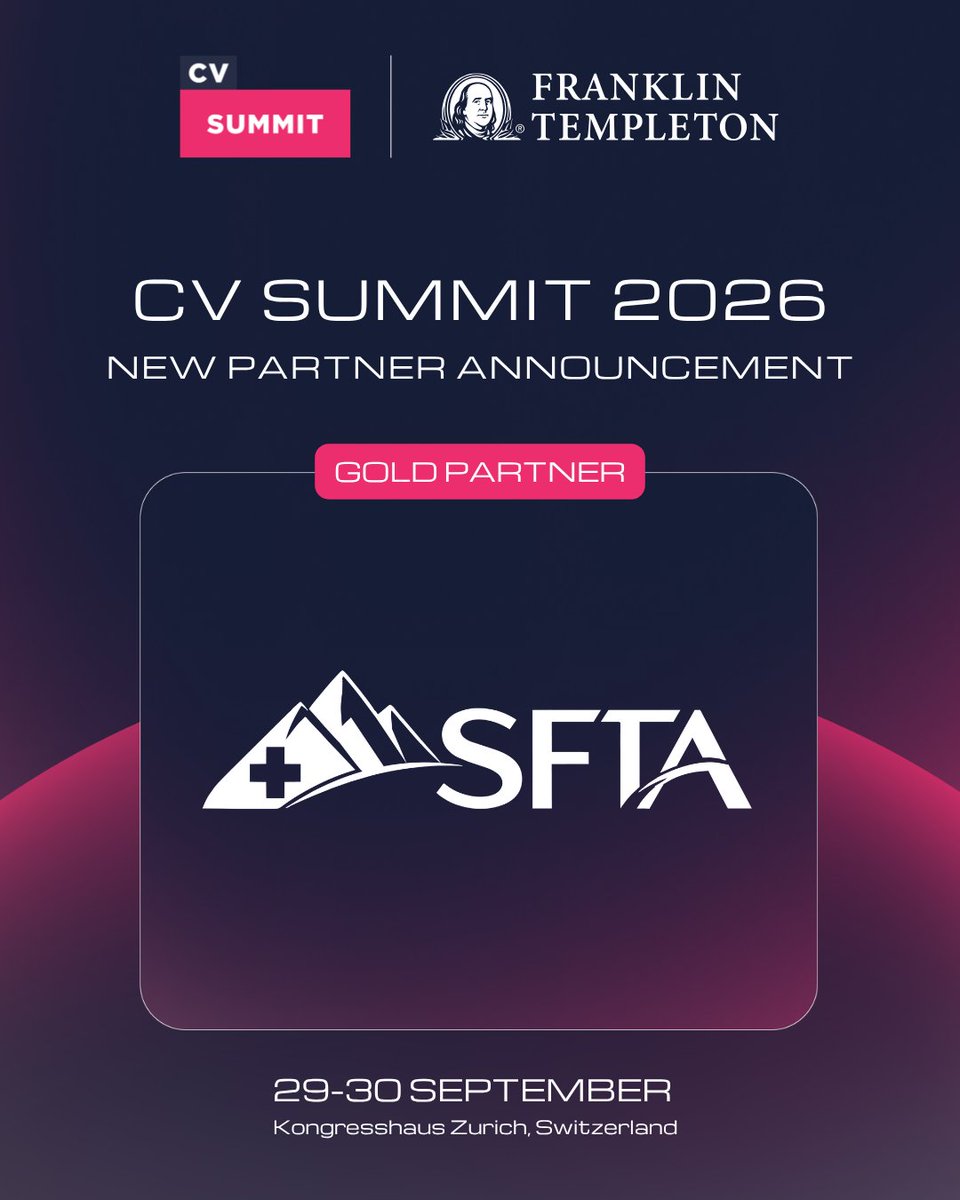 CV_Labs's tweet photo. @Swiss_Fintech joins #CVSummit 2026 as a partner 🤝

@Swiss_Fintech is Switzerland's leading membership community for banks, fintechs, technology companies, investors, and the professionals building the future of Swiss financial services. Connected to a global ecosystem of partner associations and innovation hubs, @Swiss_Fintech bridges Swiss finance and technology with the world. 400+ members. 30+ events per year. Six working groups. One network.

With members across banks, fintechs, and technology companies, @Swiss_Fintech connects a broad cross-section of the Swiss financial services community. Having them at CV Summit 2026 helps deepen the connection between the summit and the wider Swiss finance and technology community.

📅 29-30 September | Kongresshaus Zürich
🎟️ Secure your ticket: https://t.co/kz2KBGbfl8
