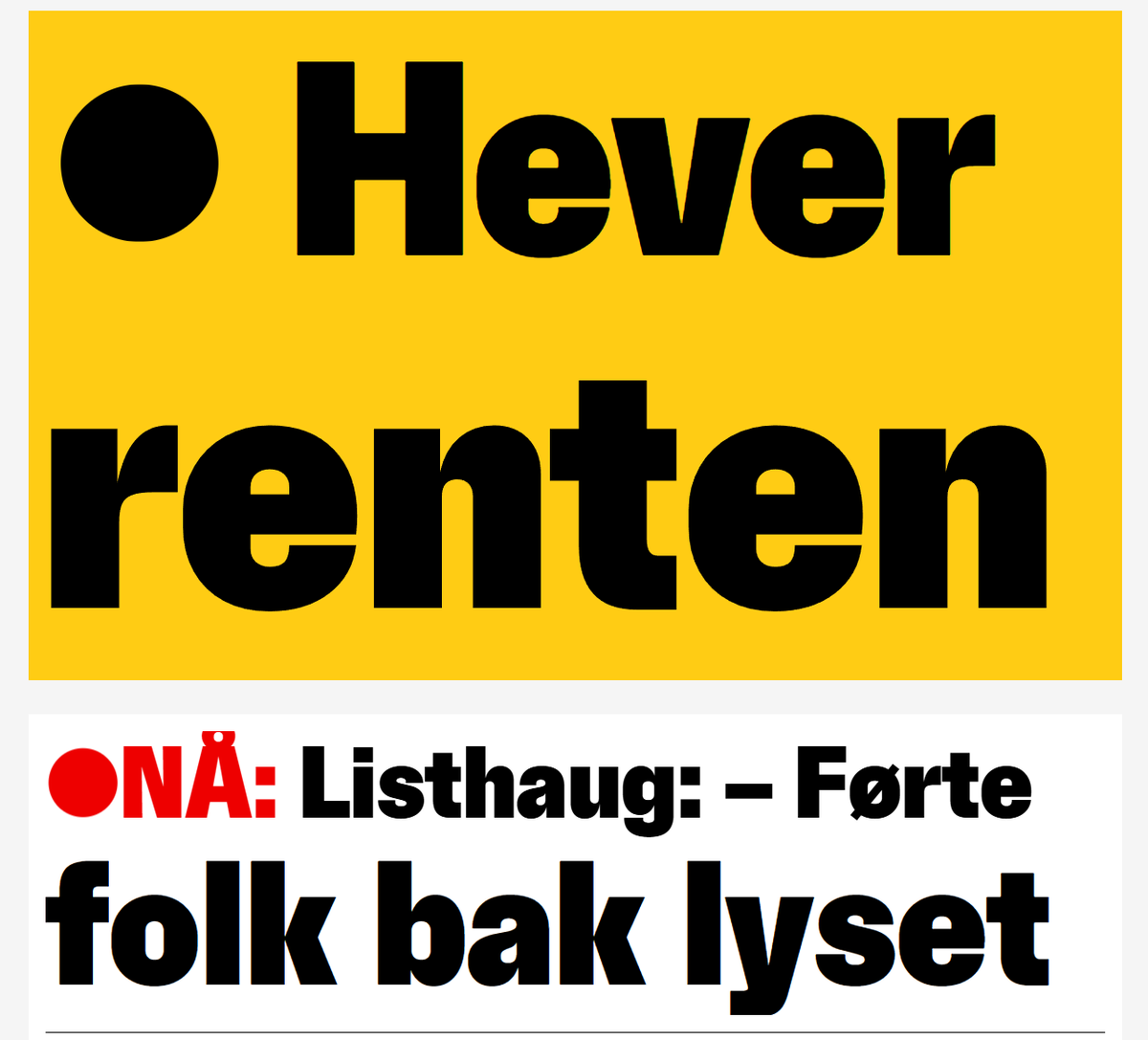 espenteigen's tweet photo. Ja, de førte oss bak lyset. Arbeiderpartiet lovte rentekutt. Så langt har vi fått to rentehevinger. Mens statskassen flommer over med nye milliarder, får nordmenn stadig dårligere råd.

For en skammelig måte å behandle oss på. https://t.co/VdVBc49eWe