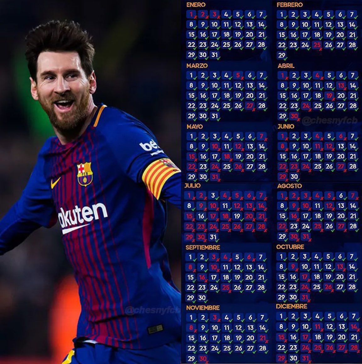 ContextfreeFCB_'s tweet photo. Like if Messi scored on your birthday❤️ https://t.co/jWGSL7Wpcl