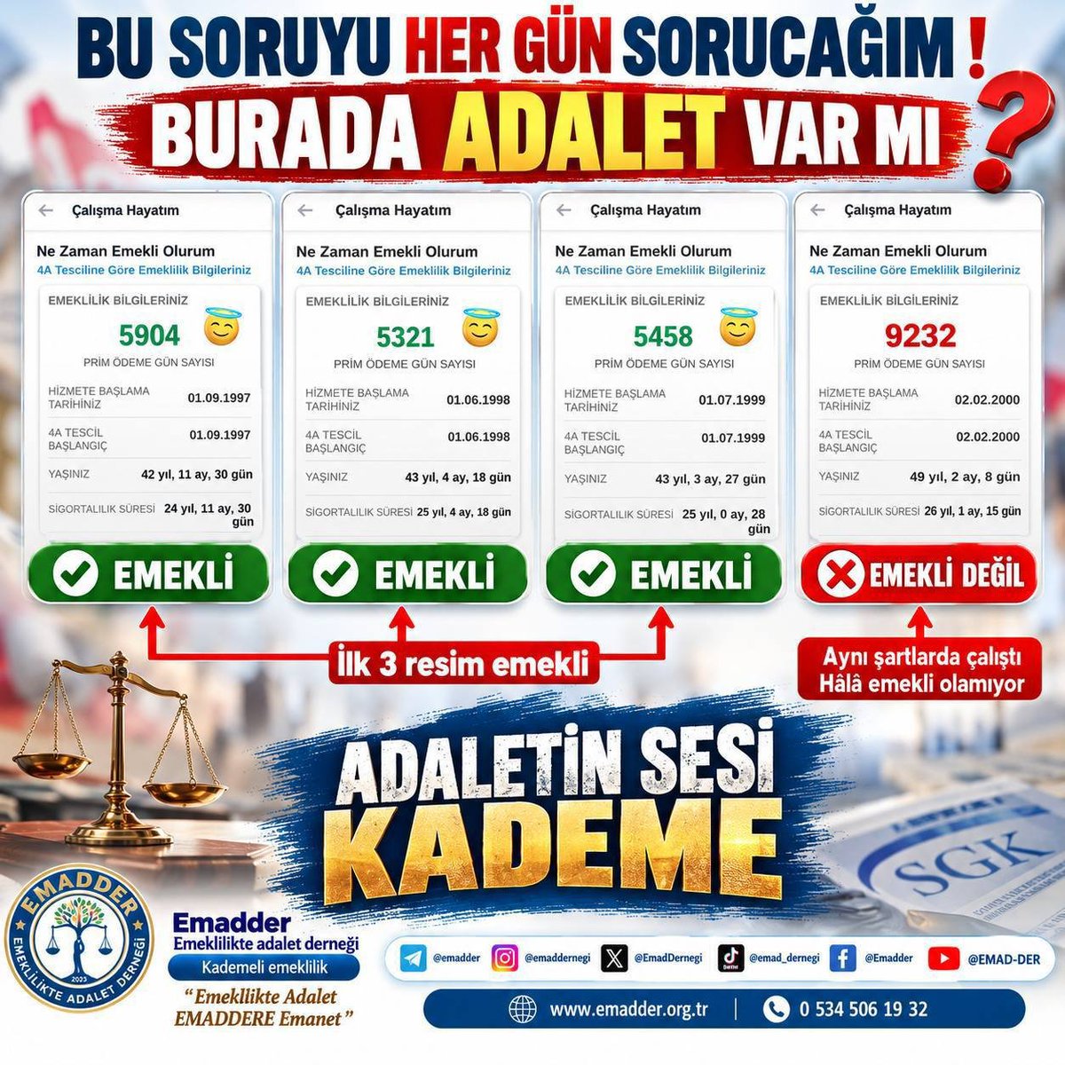 MusaBASKAYA1's tweet photo. 2000ler kademe bekler .
@EmadDernegi
#AdaletinSesiKademe https://t.co/mx2an2VGQf