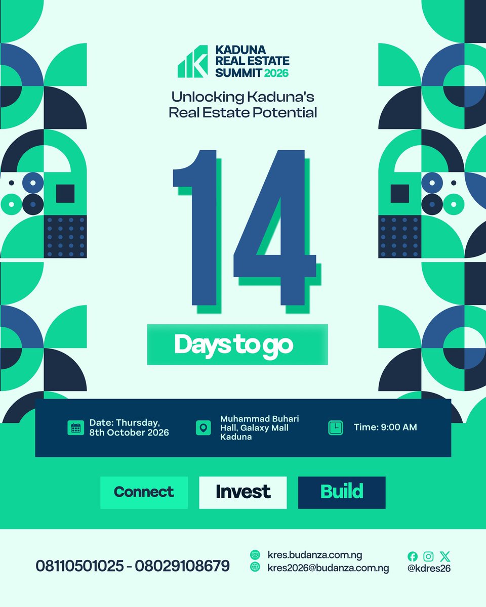 KadRealEstate26's tweet photo. 14 days to go… https://t.co/X2PMFElXqe