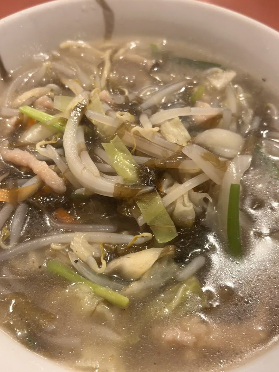 alchera1st's tweet photo. 岩海苔タンメン。店先チラ見してスルーしそうだったが珍しいので思わず入店。確かに岩海苔の入ったタンメンでした https://t.co/POXDGbRxEO