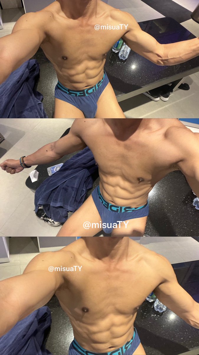 misuaTY's tweet photo. Before vs after gym 📸

Kamu semalem ngegym gak, Bub? https://t.co/LvBennlqzo