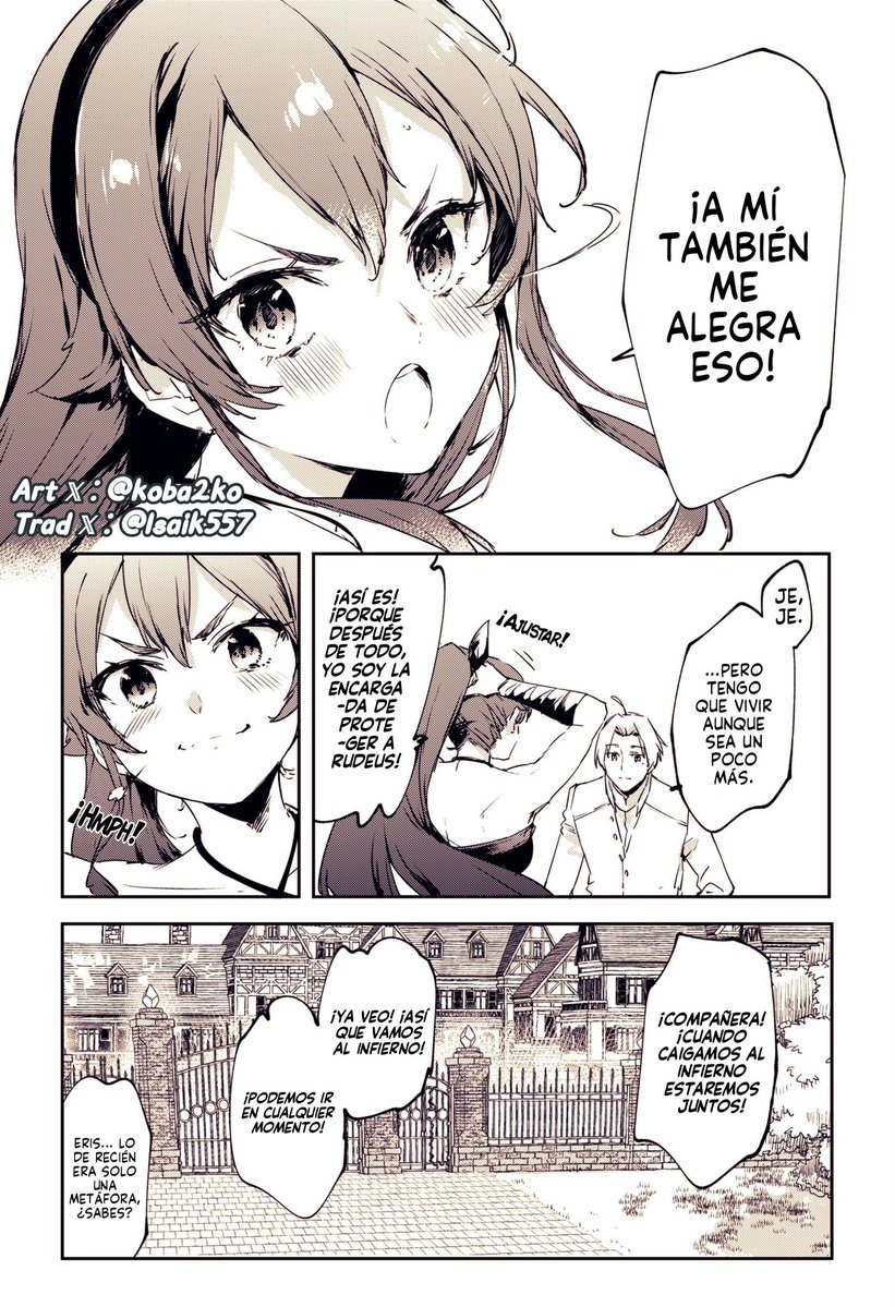 Isaik557's tweet photo. Juntos hasta el final - Mushoku tensei. https://t.co/Ws0sjxKjXH