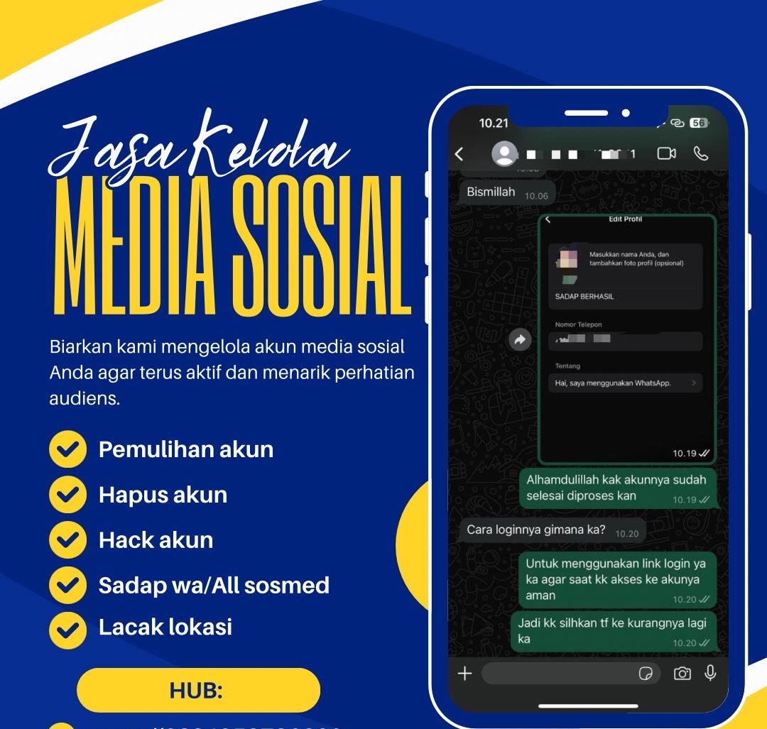 kfracty's tweet photo. Open jasa balikin &amp; pulihkan akun.
✅pemulihan akun
- instagram, tiktok, whatsapp, line, facebook, X, gmail, telegram dll
✅ hapus akun
- facebook, tiktok, instagram, line, whatsapp, twitt /X , dan lainnya
Sadap Wa, hack akun, lacak lokasi

#zonauangㅤ https://t.co/OEXcHAL32j